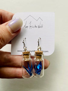 Crane Earrings in Jar