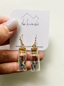 Crane Earrings in Jar