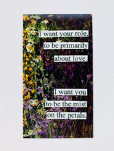 Load image into Gallery viewer, Poetry Collage Magnet - I Want Your Role
