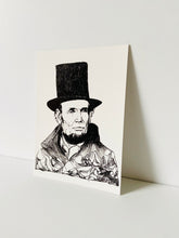 Load image into Gallery viewer, Mountain Portrait Print - Abraham Lincoln