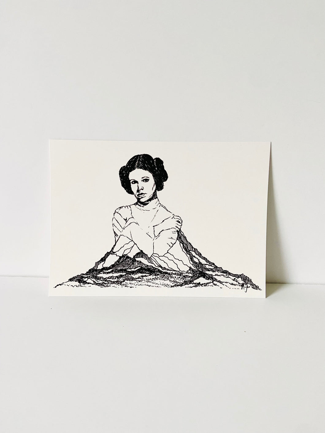 Mountain Portrait Print - Princess Leia