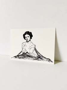 Mountain Portrait Print - Princess Leia