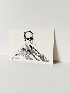 Mountain Portrait Print - Hunter S. Thompson