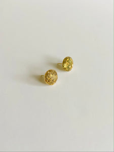 Stud Earrings - Neutrals with Gold Flecks