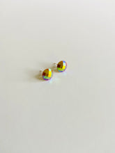 Load image into Gallery viewer, Stud Earrings - Mauve Disco Studs