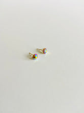 Load image into Gallery viewer, Stud Earrings - Mauve Disco Studs