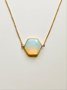 Birthstone Necklaces - October - Opal
