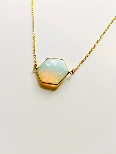 Birthstone Necklaces - October - Opal