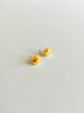 Load image into Gallery viewer, Stud Earrings - Peach Disco Studs