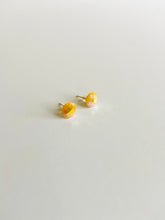 Load image into Gallery viewer, Stud Earrings - Peach Disco Studs
