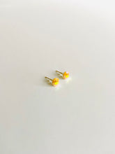 Load image into Gallery viewer, Stud Earrings - Peach Disco Studs