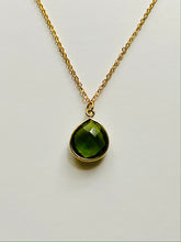 Load image into Gallery viewer, Birthstone Necklaces - August - Peridot