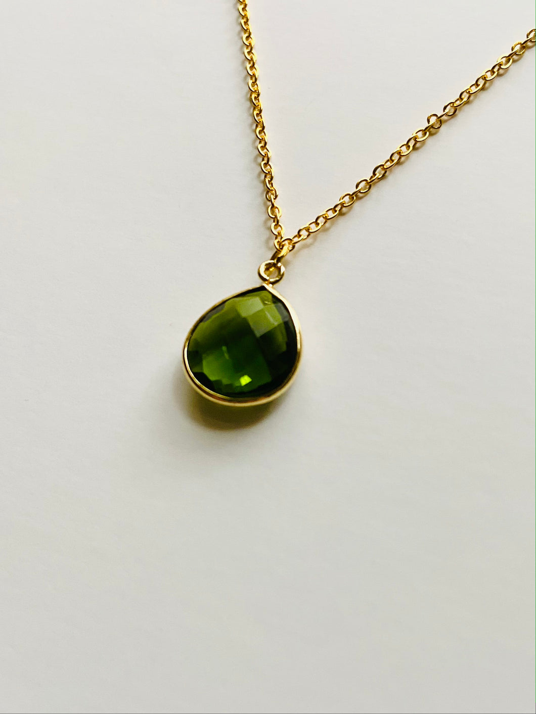 Birthstone Necklaces - August - Peridot
