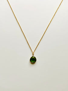 Birthstone Necklaces - August - Peridot