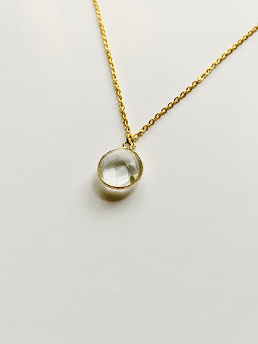 Birthstone Necklaces - April - Quartz