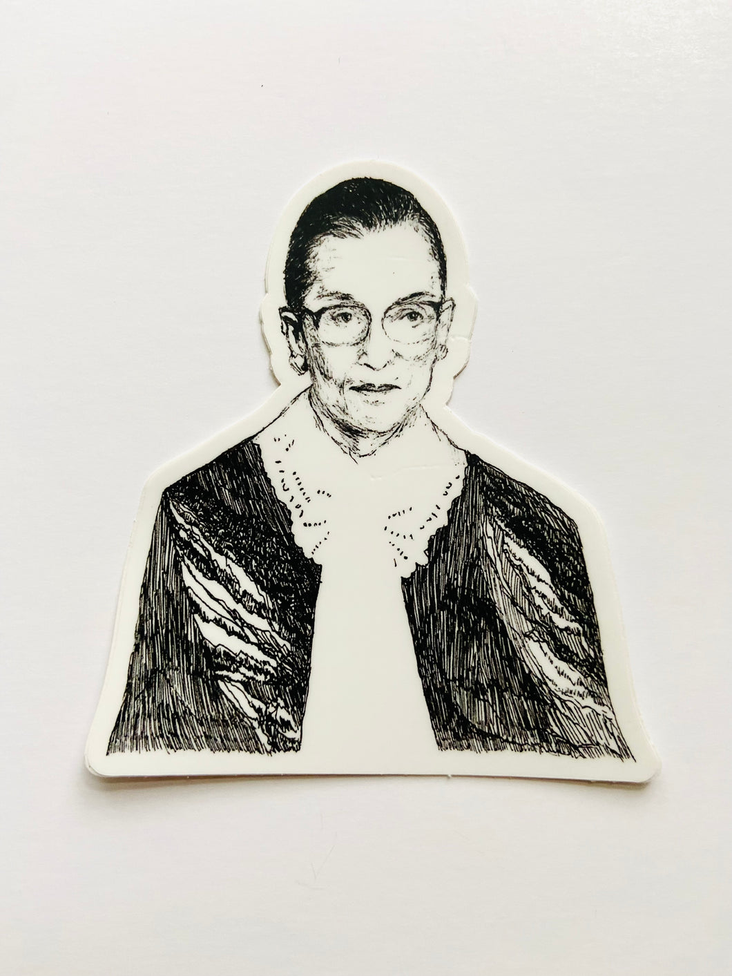 Mountain Portrait Sticker - Ruth Bader Ginsburg