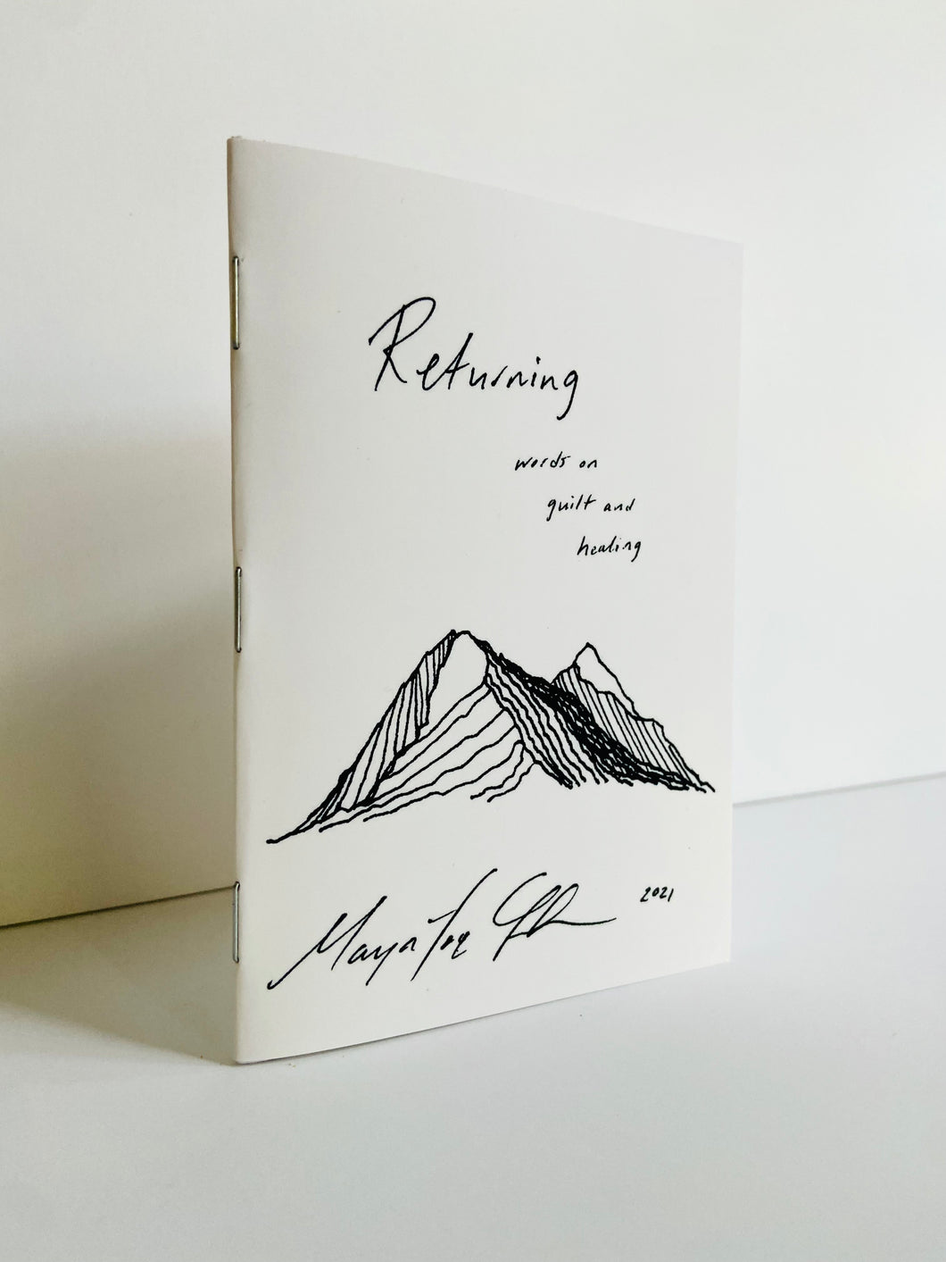 'Returning' Poetry Book - 'words on guilt & healing'