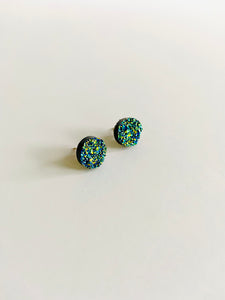 Stud Earrings - Druzy
